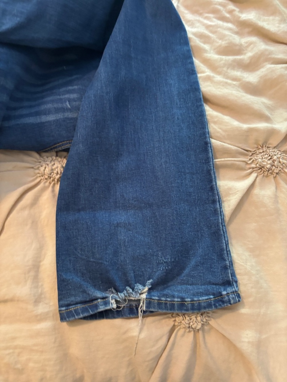 Wide Leg Women’s Jeans in Blue - Classic Flare Style - Picture 8 of 12